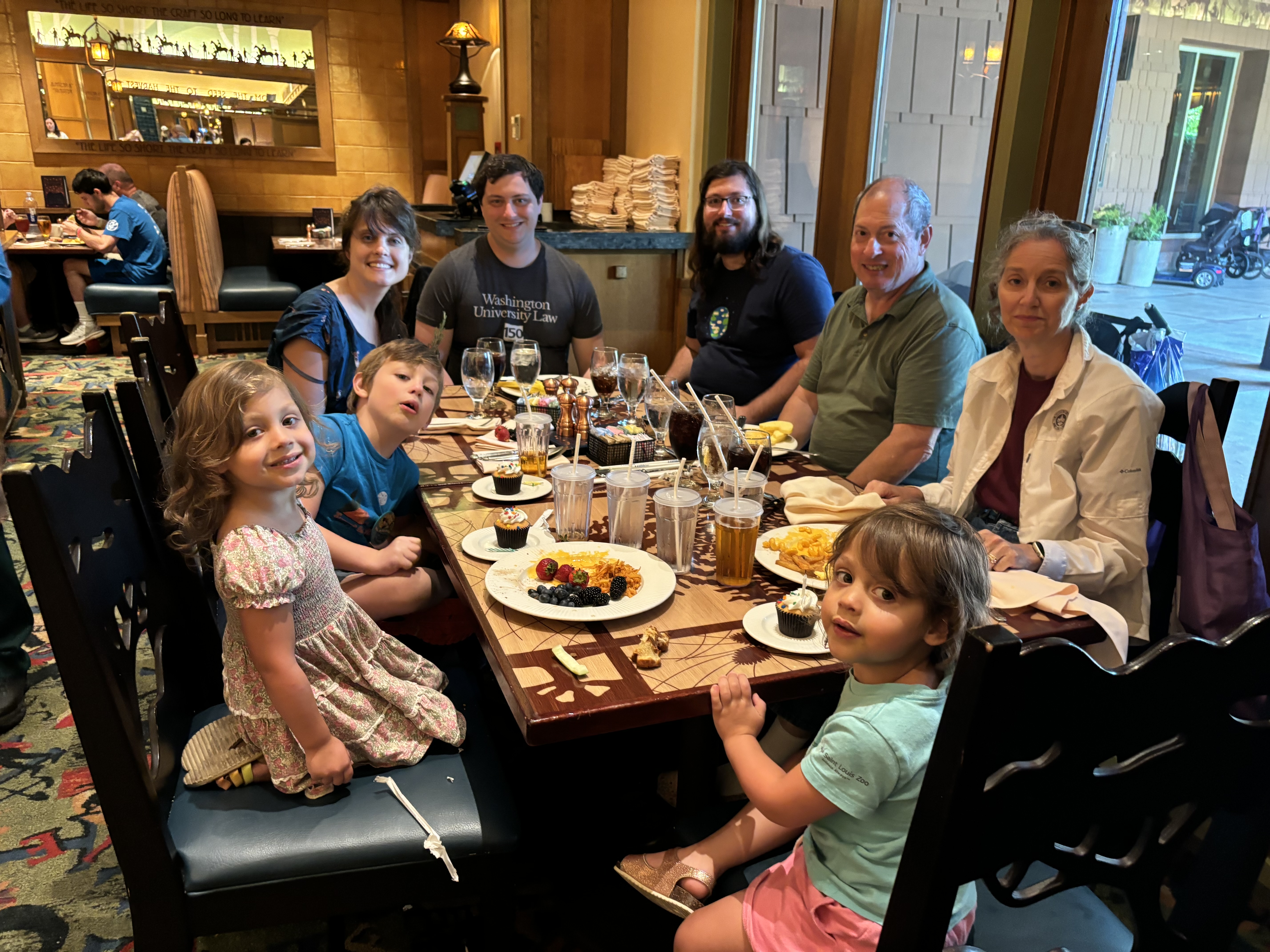 Dinner at Disneyland